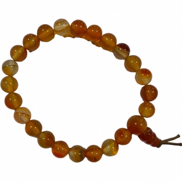 Carnelian - Crystal Powerbead Bracelet